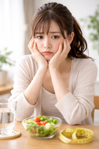 ダイエットで悩む女性