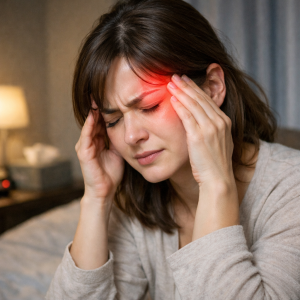 【群発頭痛でお悩みの女性